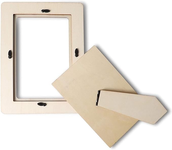 Wooden Picture Frame for 4 x 6 Inch Photos (4 Pack)