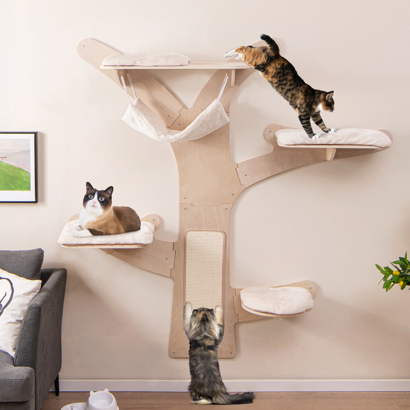 Cat tree hammock hotsell