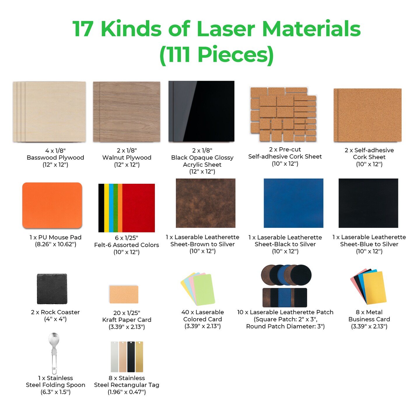 Laser Material Explore Kit