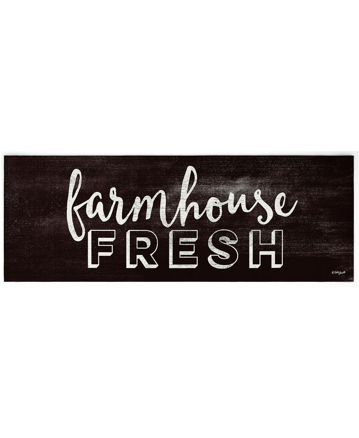 20&#x22;x55&#x22; Oversized Cushioned Anti-Fatigue Kitchen Runner Mat (Farmhouse Fresh)