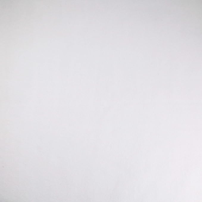 FabricLA | Sweatshirt Fleece | 60&#x22; Wide | Poly Cotton Blend | Soft Comfy Apparel Fabric | White | Sold by The Yard