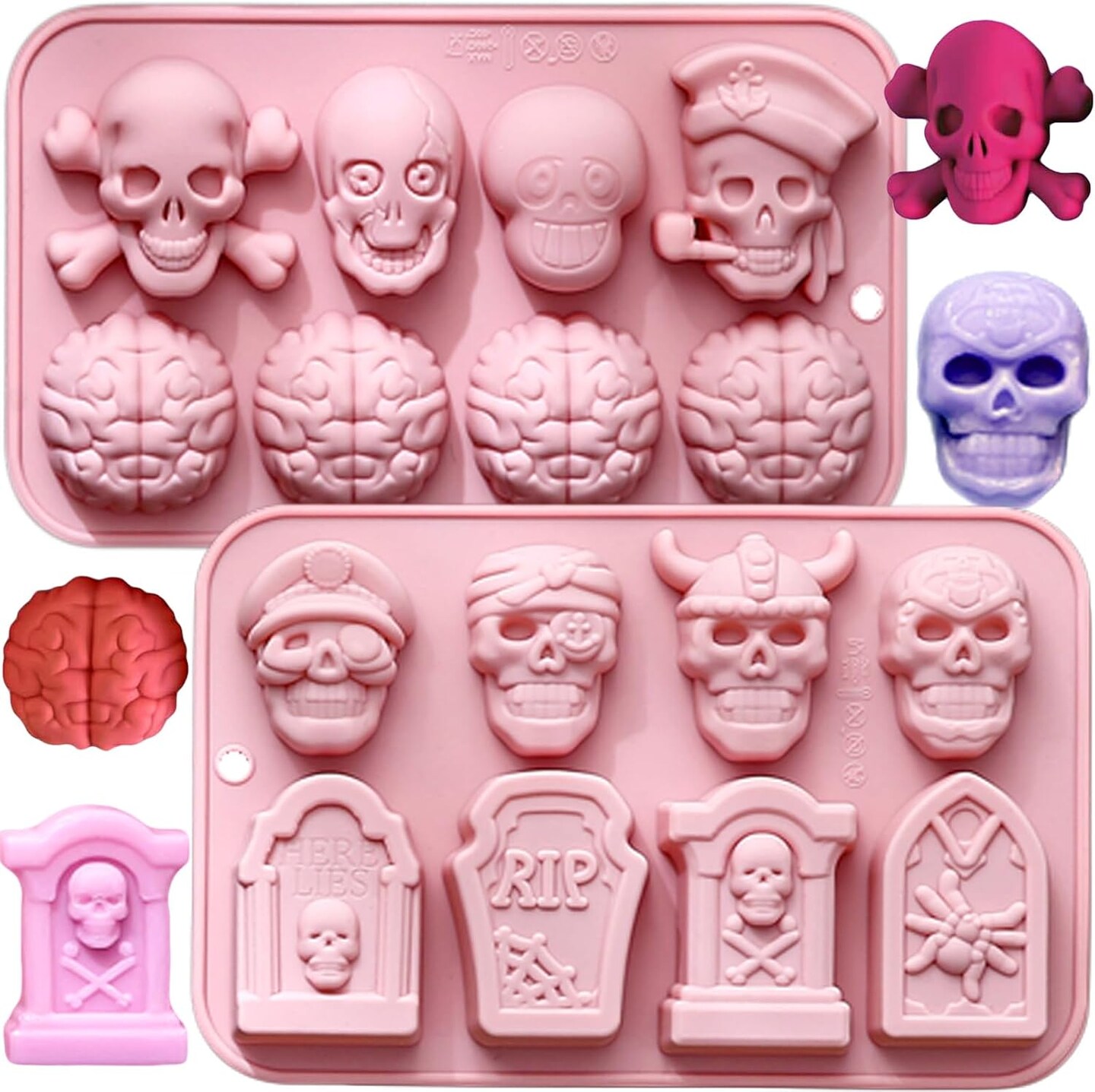 Halloween Chocolate Mold Silicone Skull