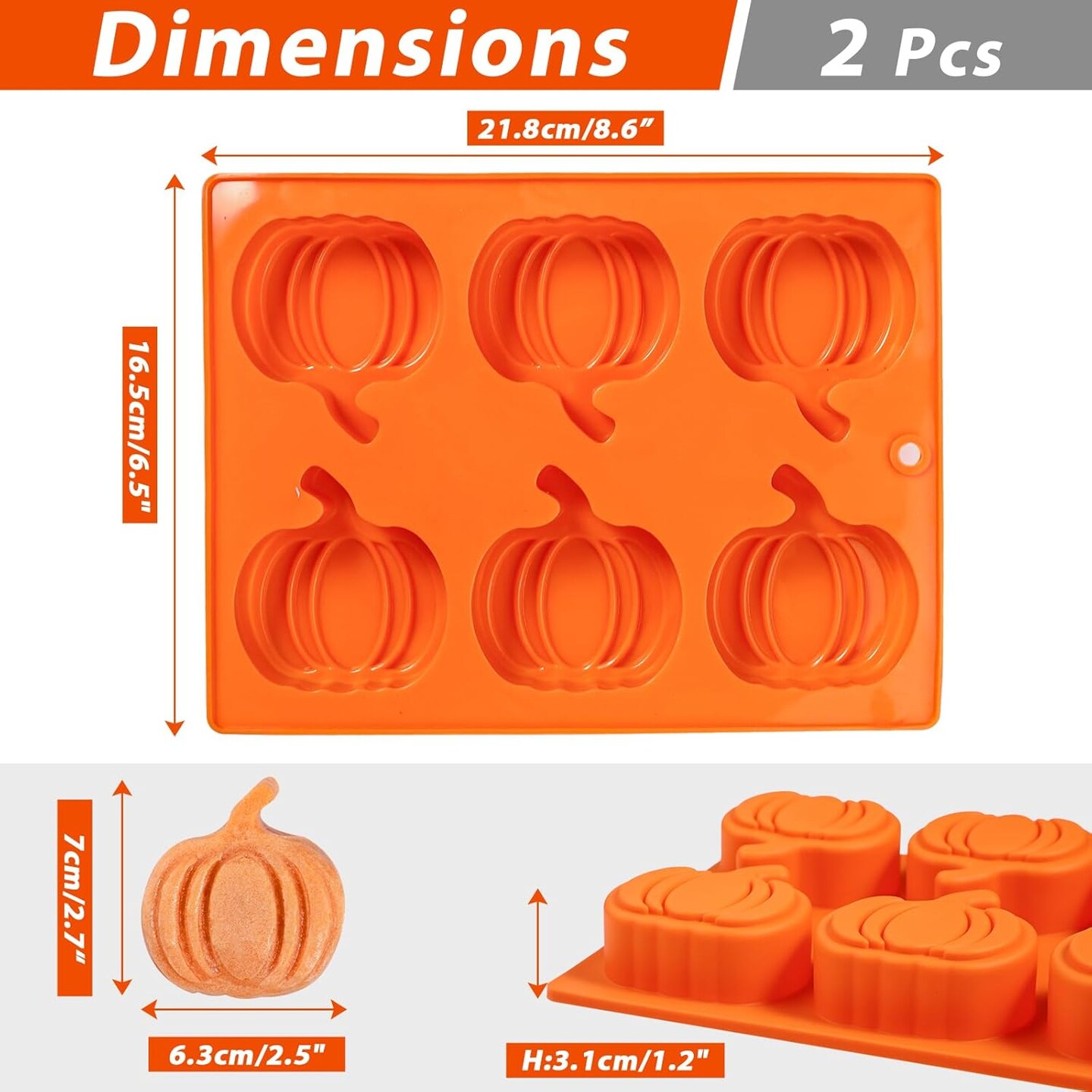 Pumpkin Cake Molds Silicone Pumpkin