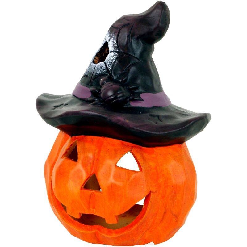 14 inch Lighted Halloween Jack O Lantern