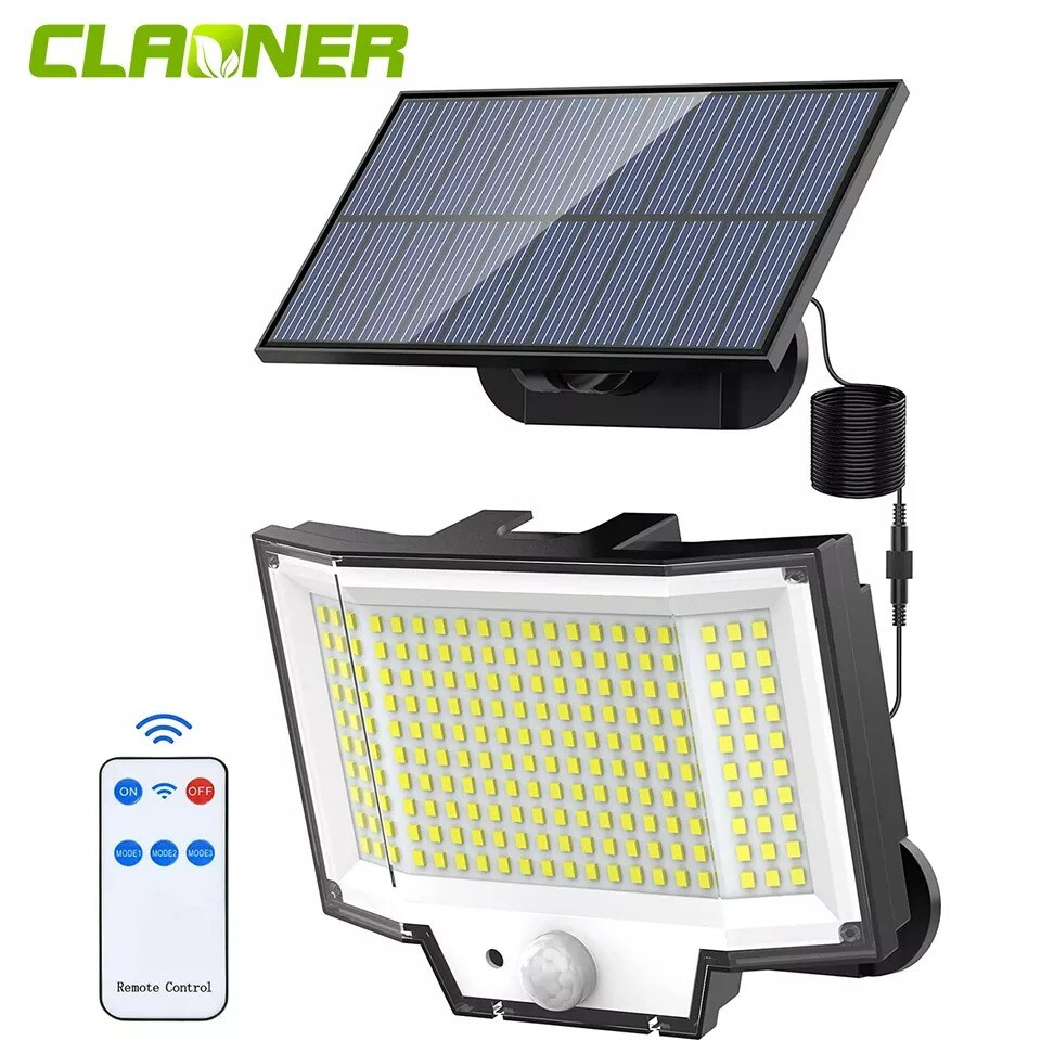 7000W Solar Power Light Outdoor Garden Yard PIR Motion Sensor Security Wall Lamp