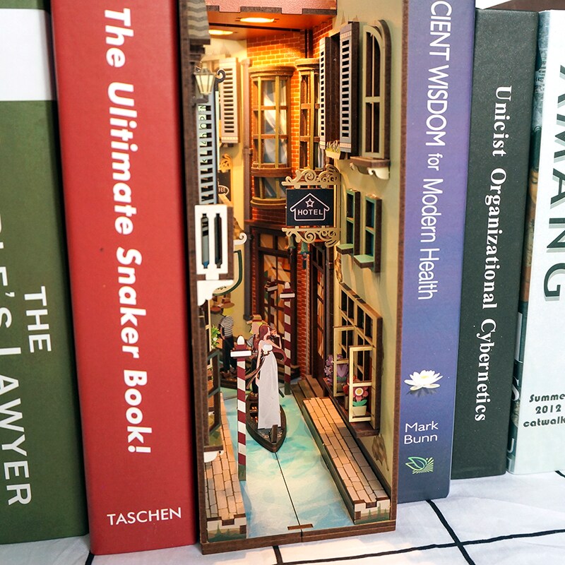 DIY Miniature Book Nook Kit | Travel in Venice