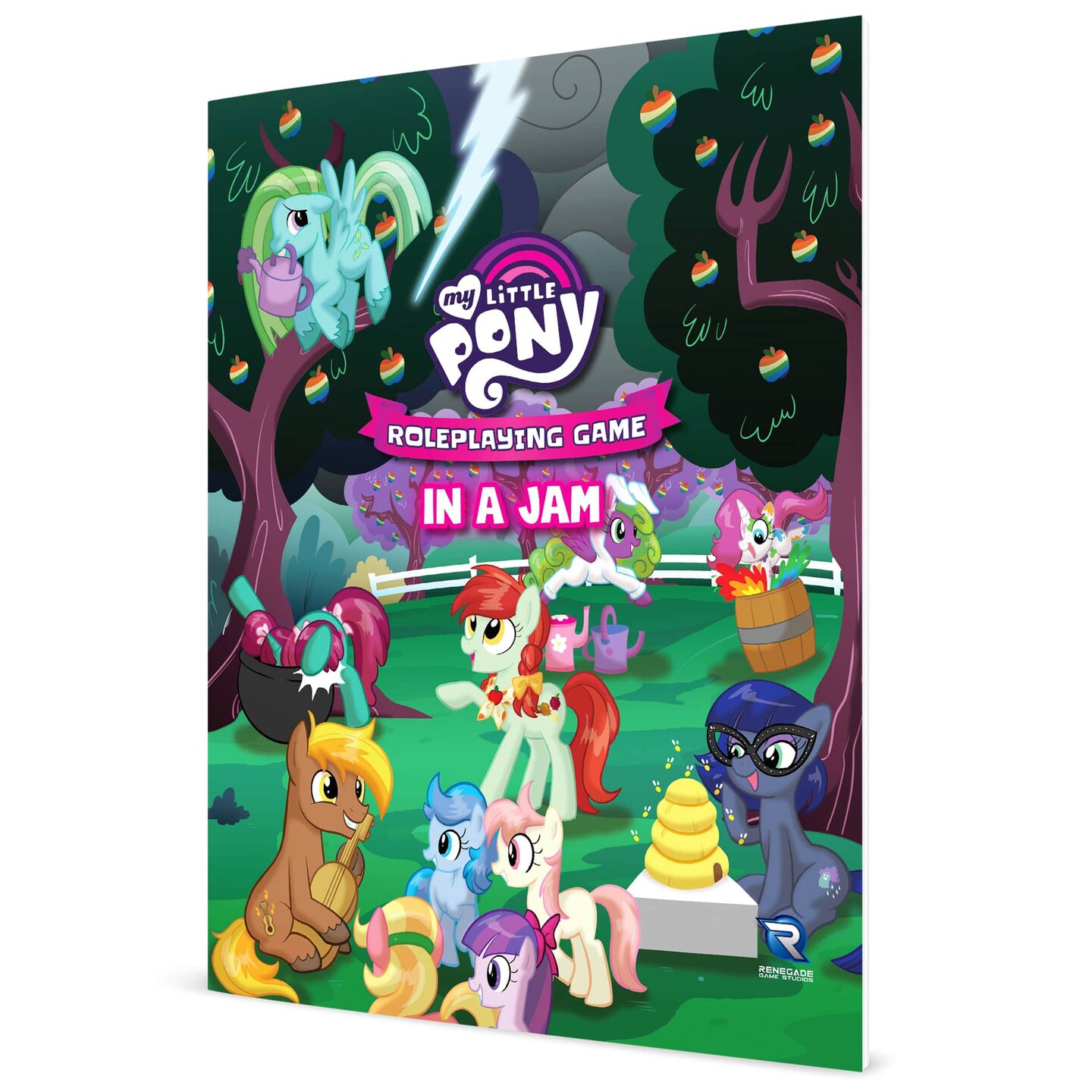 Renegade Games Studios: My Little Pony: Roleplaying Game - In A Jam GM&#x27;s Screen - RPG Game Master Accessory, 4 Panel
