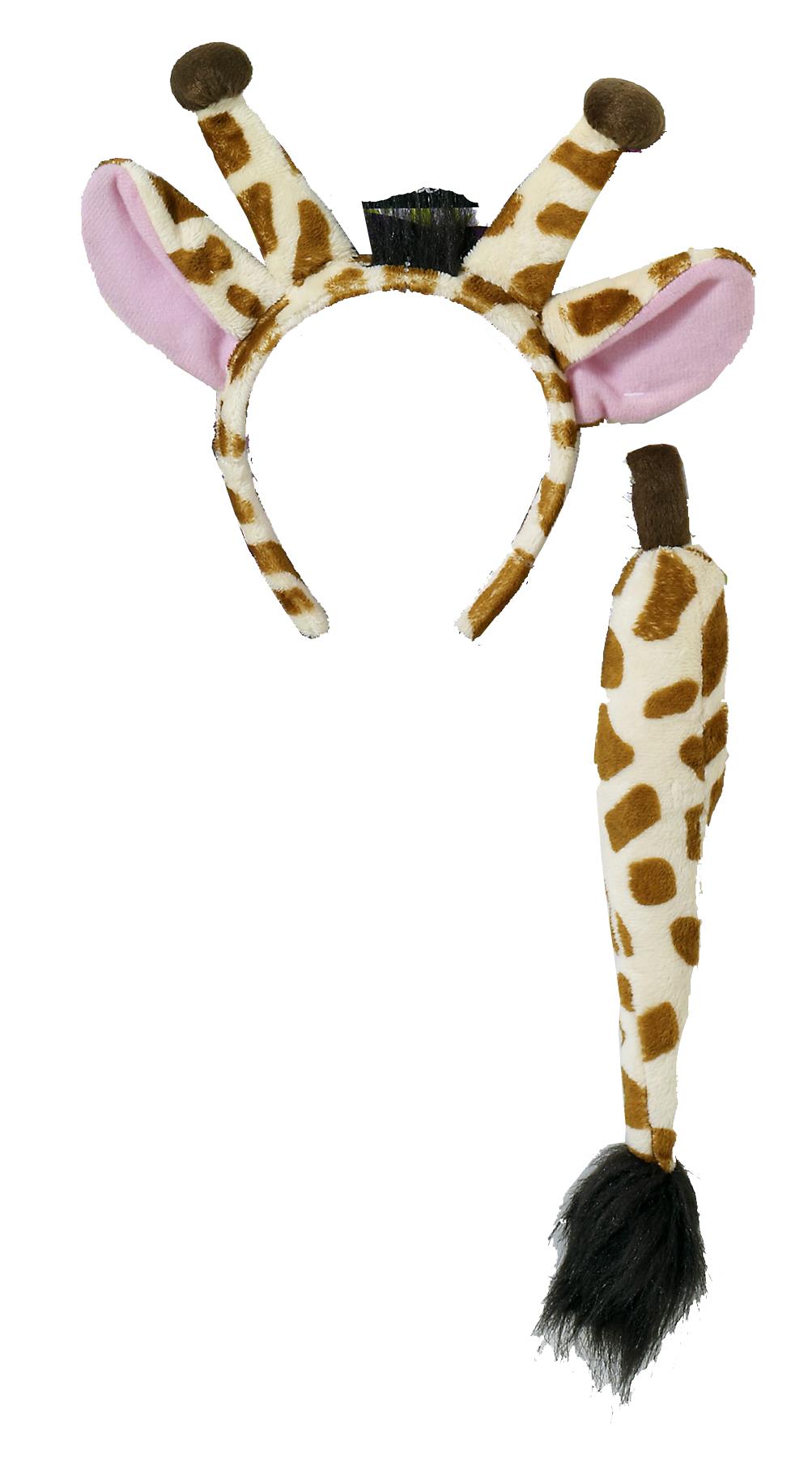 Giraffe Ears &#x26; Tail Costume Accessory Kit