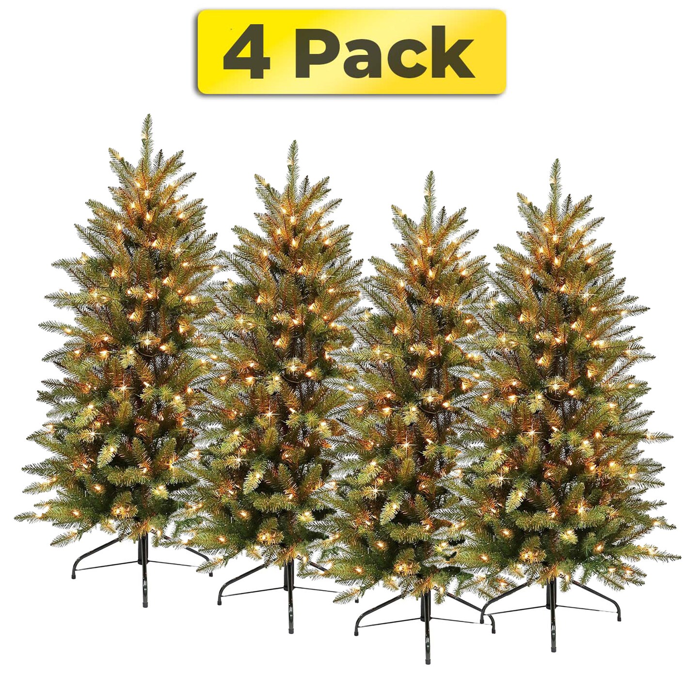 Puleo International Pre-Lit Fraser Fir Pencil Artificial Christmas Tree
