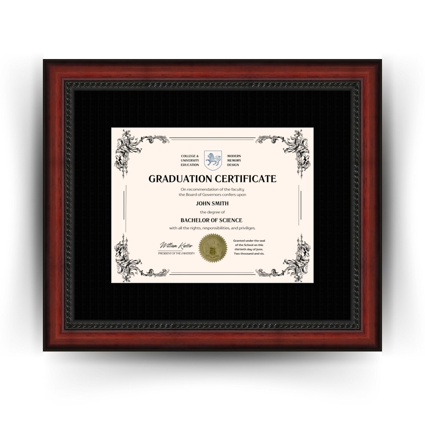 Purdue University Diploma Frame 8.5x11 Certificate Black | Michaels