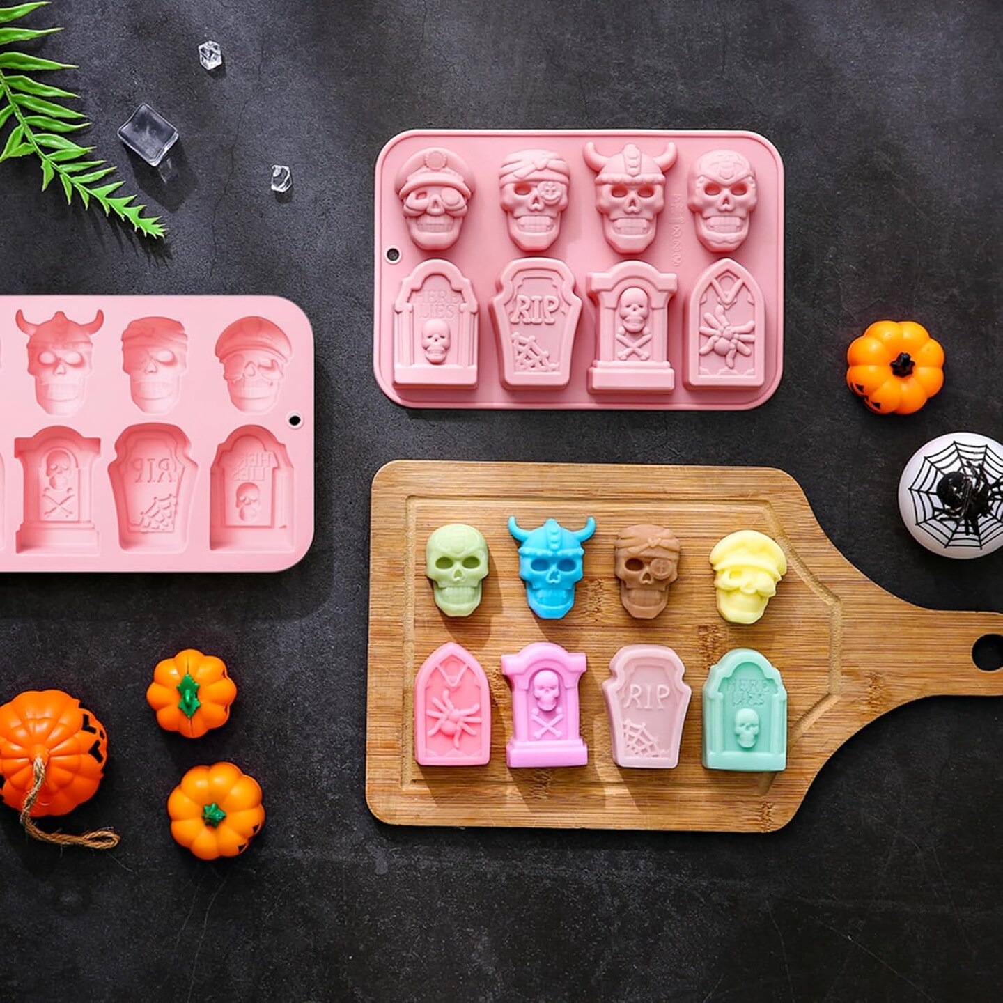 Halloween Chocolate Mold Silicone Skull