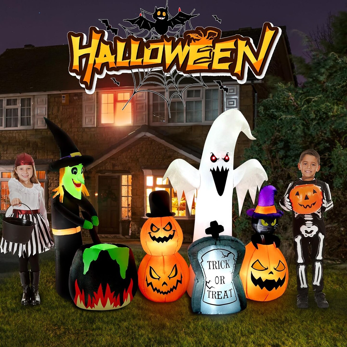 Halloween Inflatables Decorations Outdoor