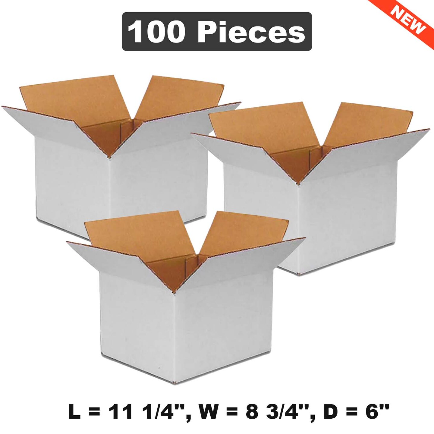 11 1/4&#x22; x 8 3/4&#x22;x 6&#x22; Corrugated Boxes Perfect for Shipping