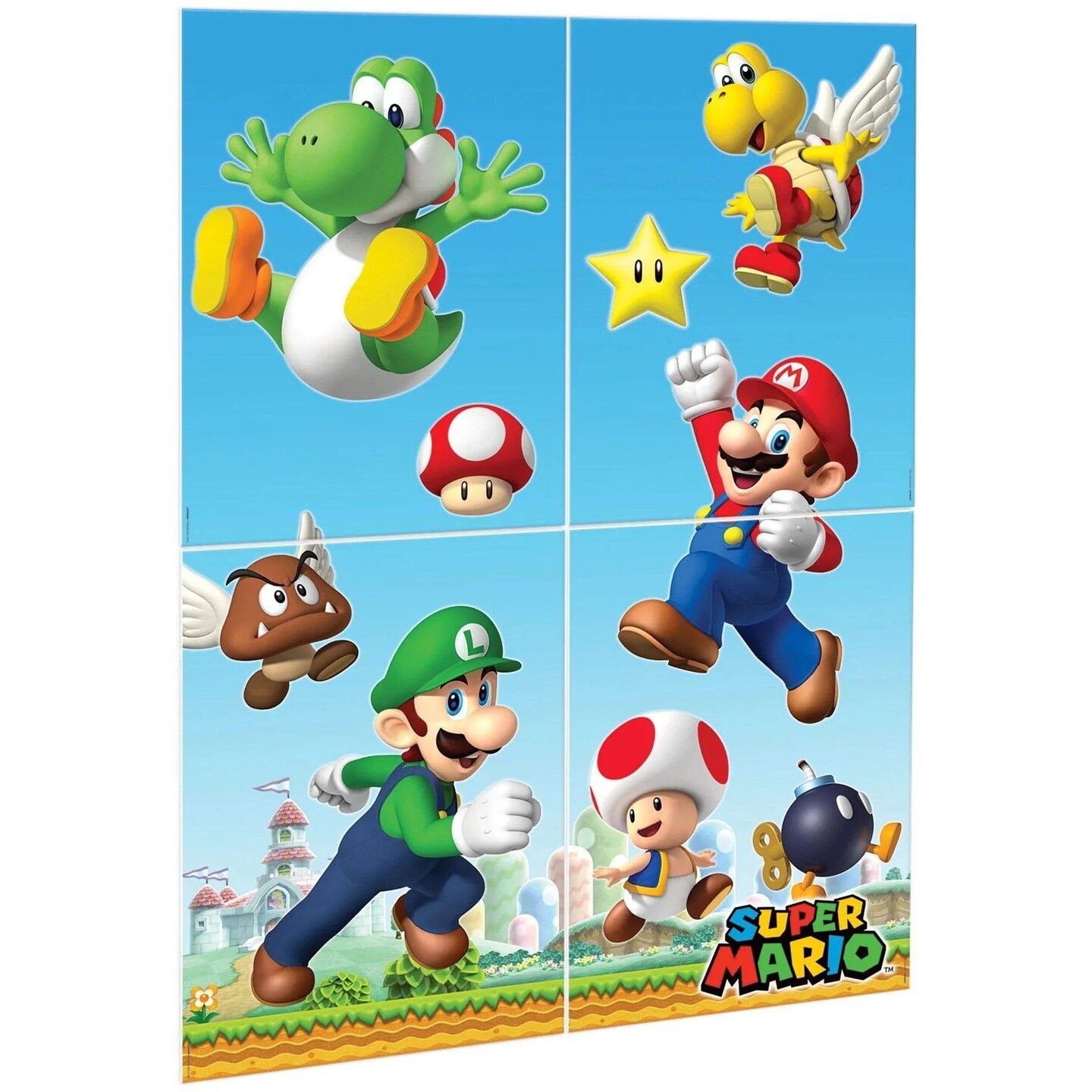 Super Mario Brothers&#x2122; Scene Setters&#xAE; Wall Decorating Kit