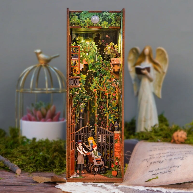 DIY Miniature Kit Book Nook | Secret Garden