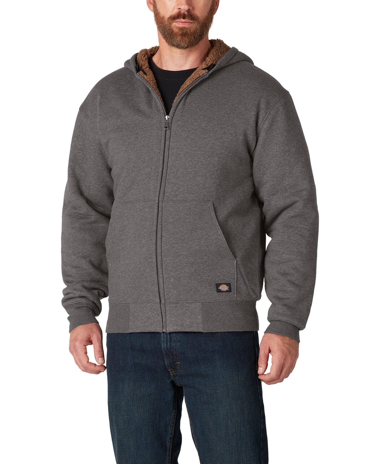 Dickies&#xAE; Men&#x27;s Fleece Lined Full Zip Hooded Sweatshirt