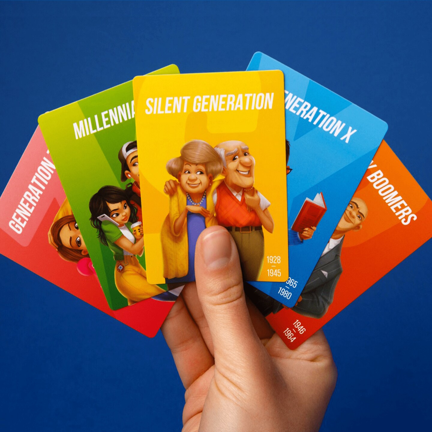 QUOKKA OK Boomer Family Games for Kids and Adults - Board Games for Family Night - Trivia Card Games for Adults &#x26; Family Volume ll - Fun Party Millennials vs Boomers Game for All Ages 15+