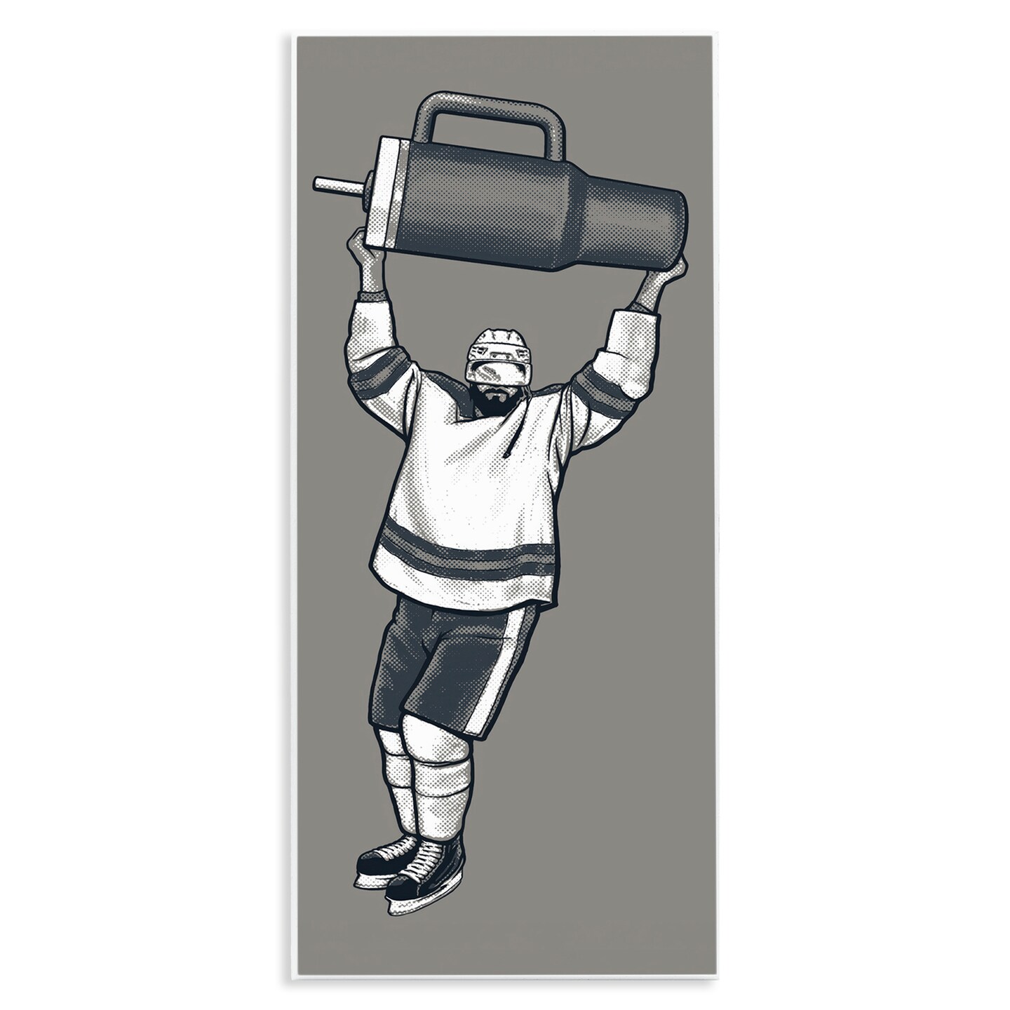 Stupell Industries Funny Hockey Trophy Pun Wall Plaque Art Design by Jedco Brands, Inc.
