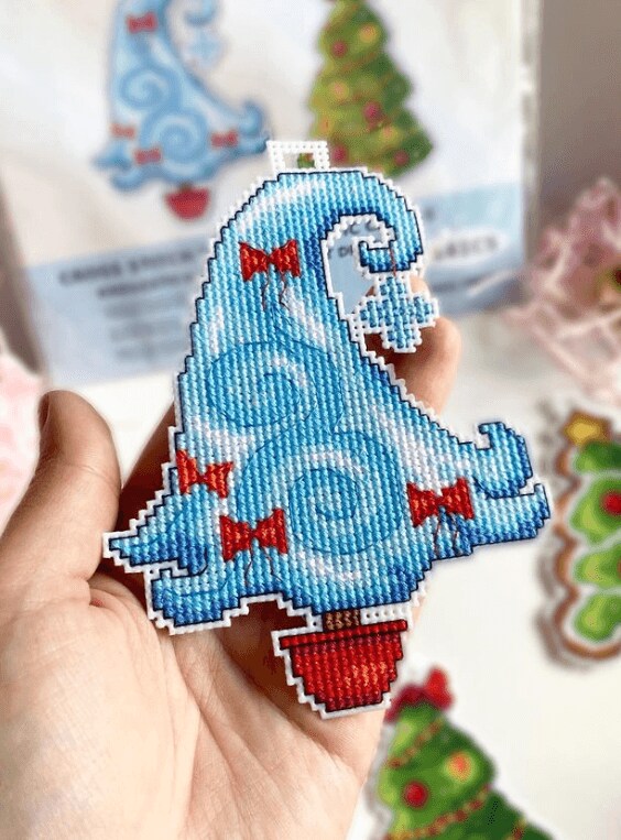 Christmas Trees Counted Cross-Stitch Kit