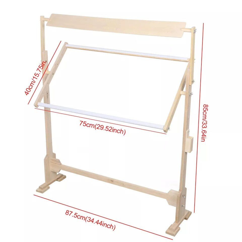 Cross Stitch Frame Stand Adjustable Hoop Sewing Needlework Embroidery Rack DIY