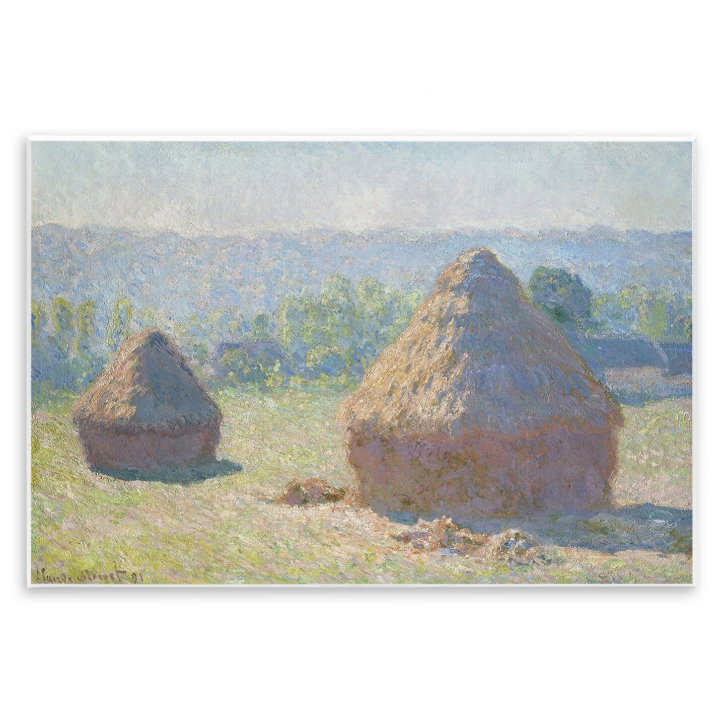 Stupell Industries Classic End Of Summer Haystacks Wall Plaque Art Design by one1000paintings