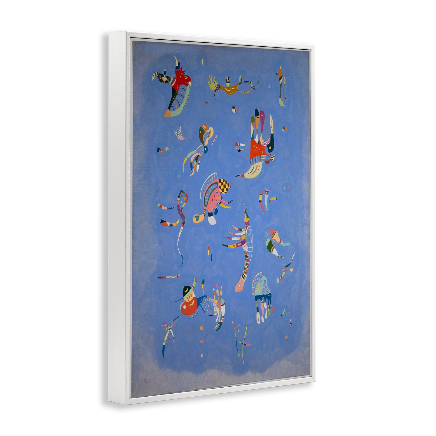 Stupell Industries Kandinsky Sky Blue Painting Framed Giclee Wall Art Design by one1000paintings