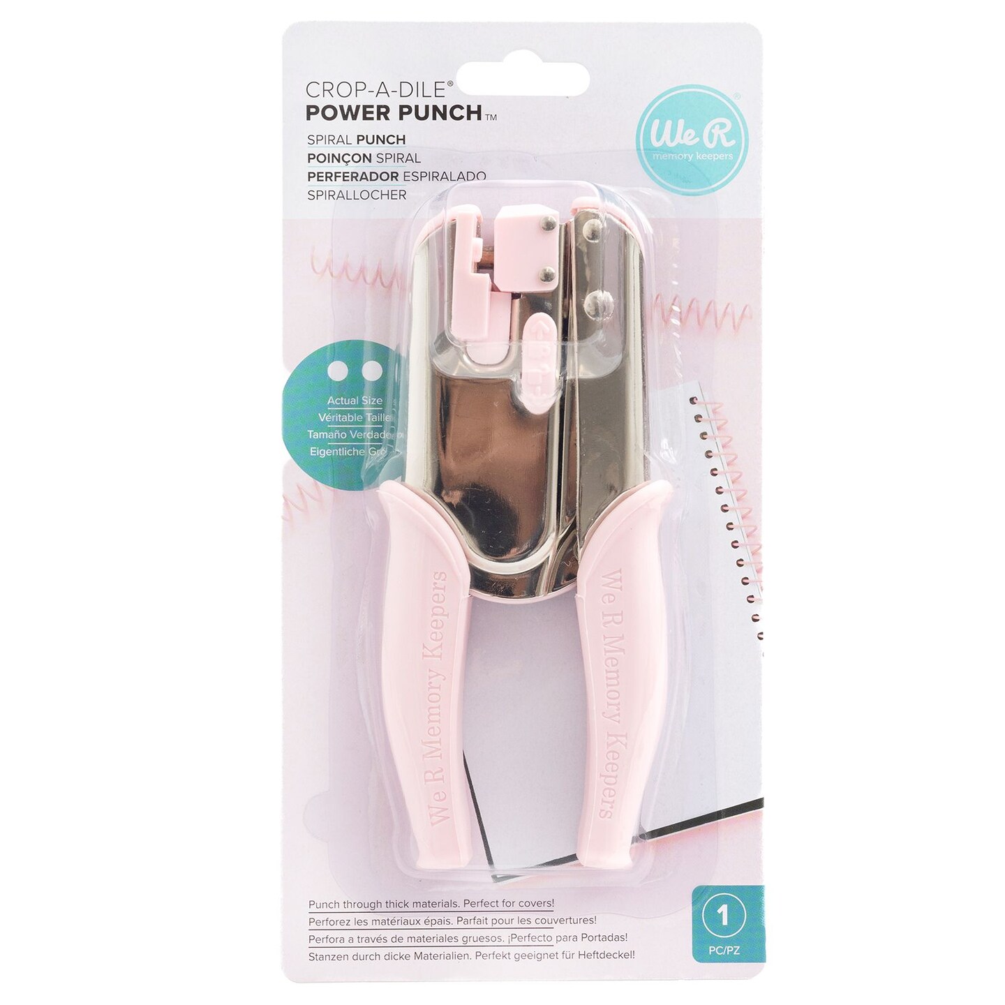 We R Memory Keepers Crop a Dile Power Punch Spiral 60000142 by American Crafts