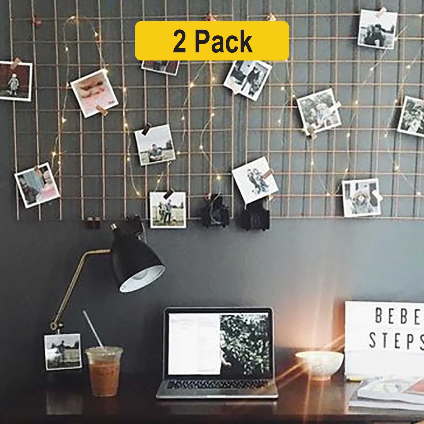 100 LED USB String Lights — Natural Copper Wire, 32ft, Cozy Home Decor