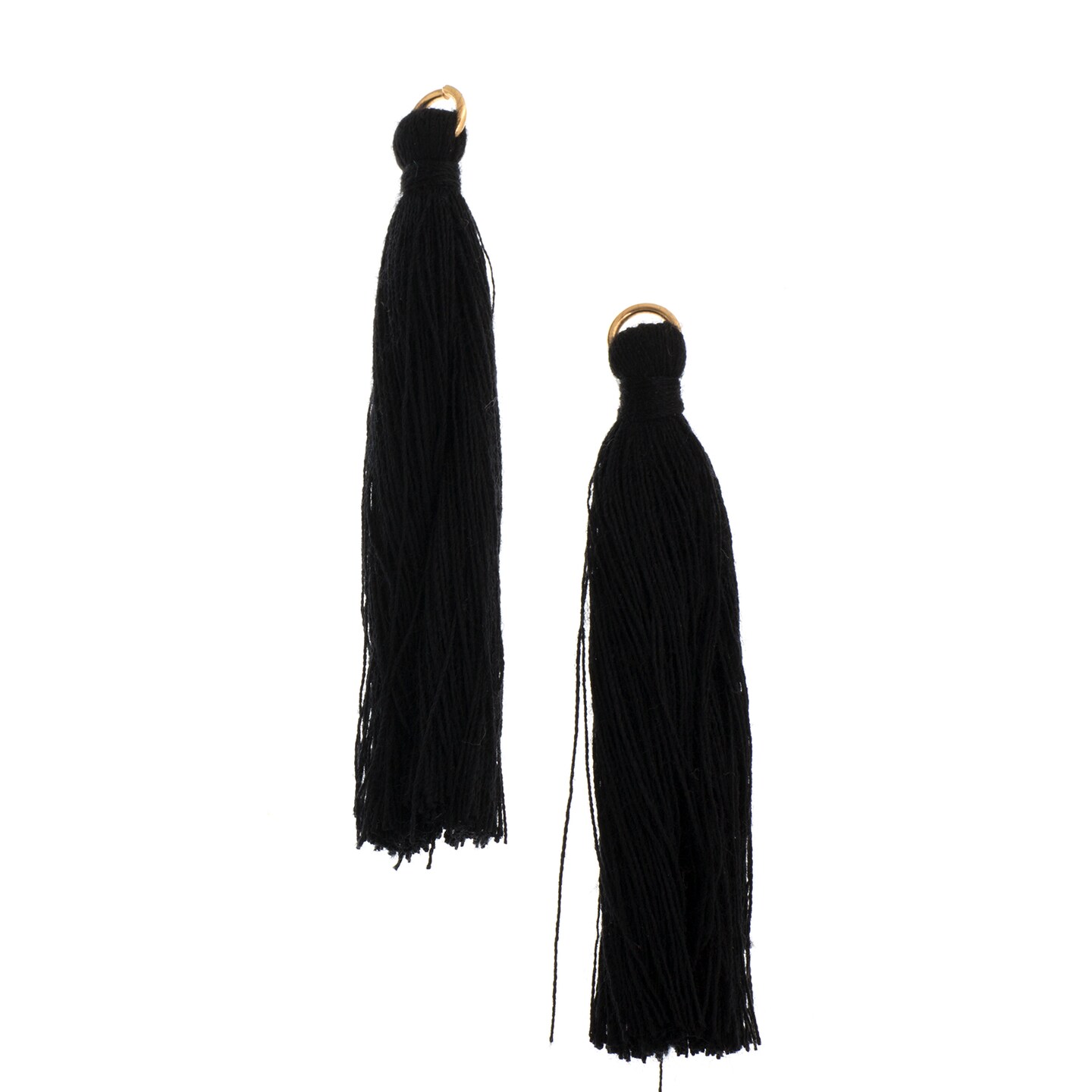 John Bead 2.25in Poly Cotton Tassels, 10pcs