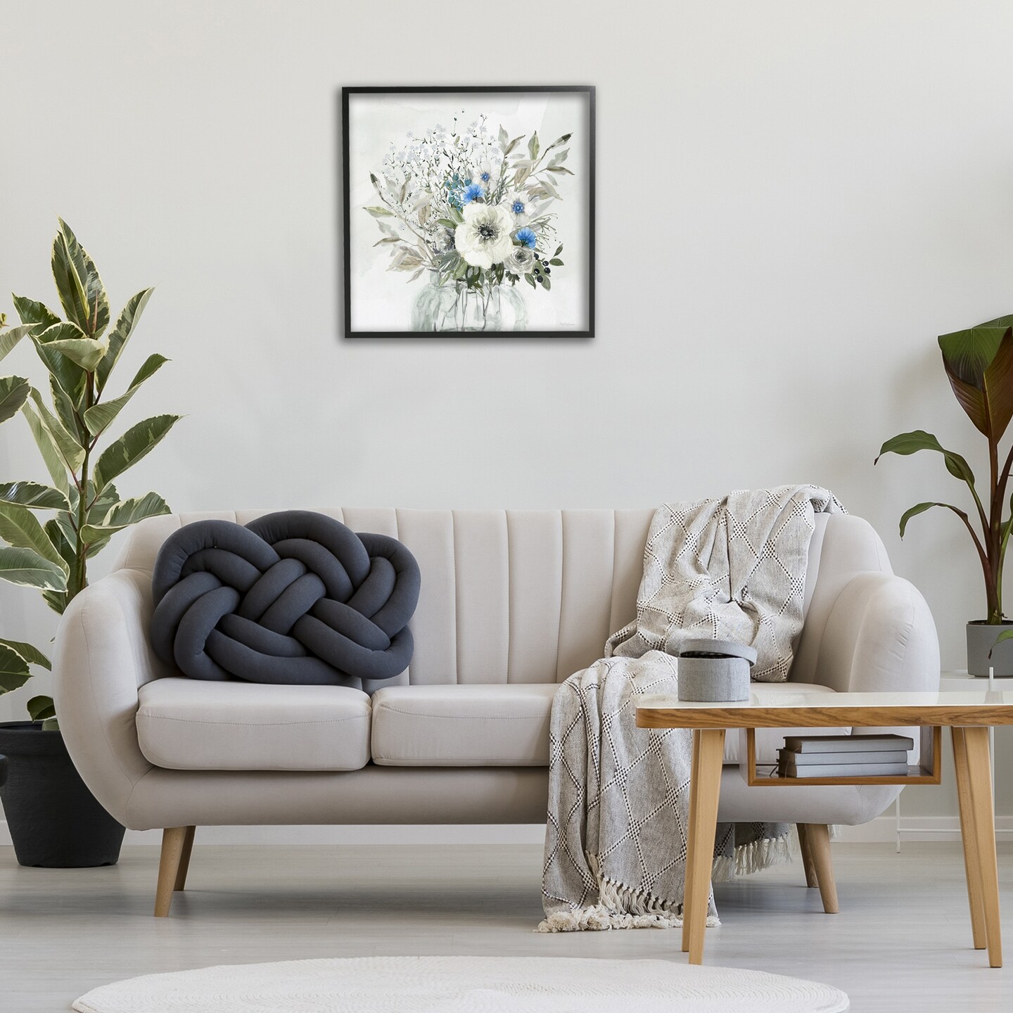 Stupell Industries Bouquet of Country Florals Framed Giclee Wall Art Design by Carol Robinson