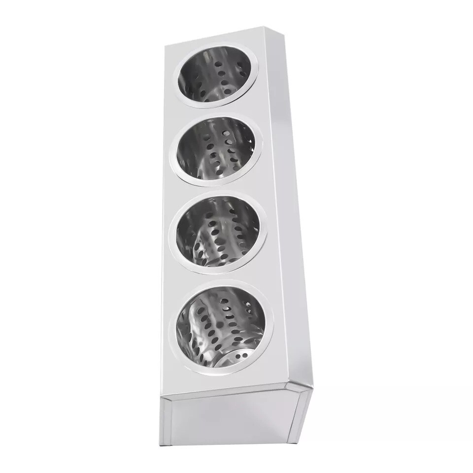 Removable 4 Tray Utensil Holder Flatware Organizer Kitchen Cutlery Storage