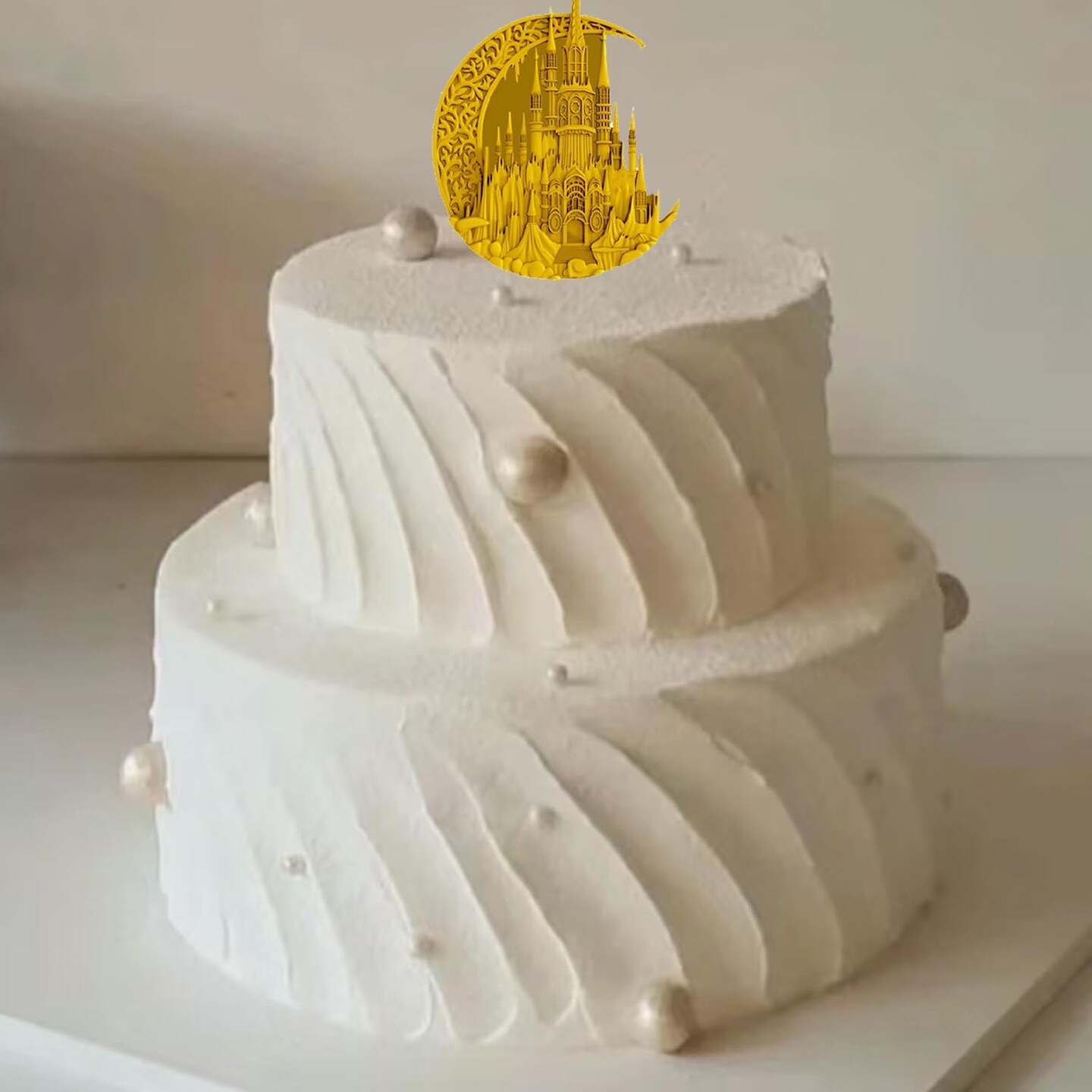 Castle Silicone Fondant Mold Moon Castle Chocolate Candy Mold For Cake Decorating Cupcake Topper Polymer Clay Gum Paste