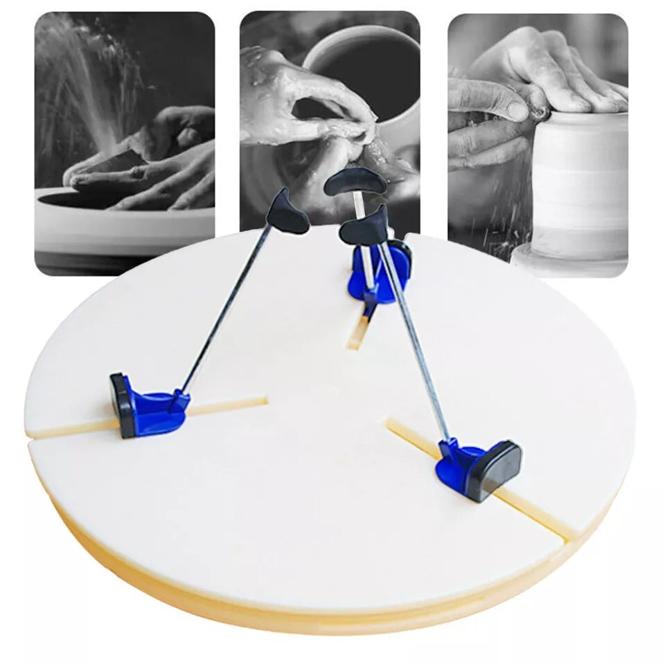 Pottery Wheel Ceramic Trim Holder Centers Clip Polymer Scraping Repair Tool