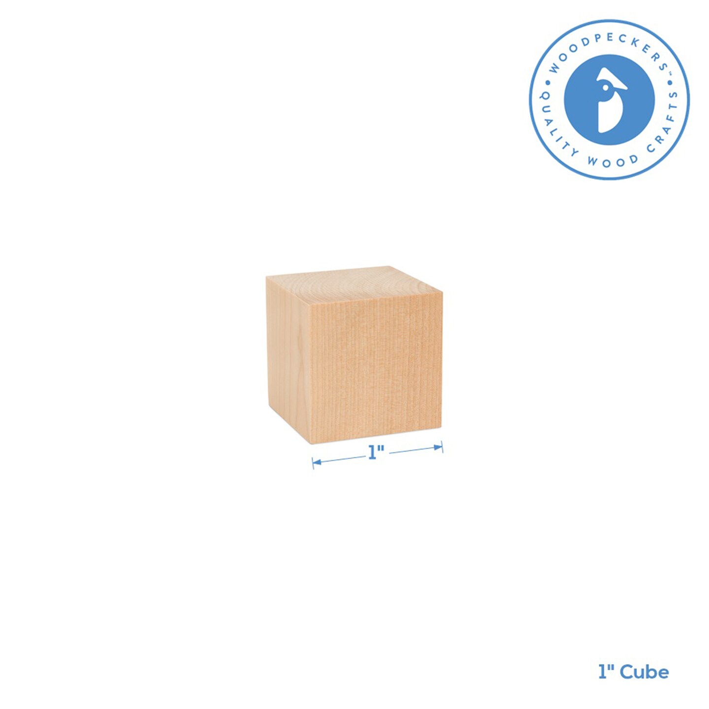Wood Craft Cubes, Multiple Sizes, Small Blocks, Crafts & Décor | Woodpeckers