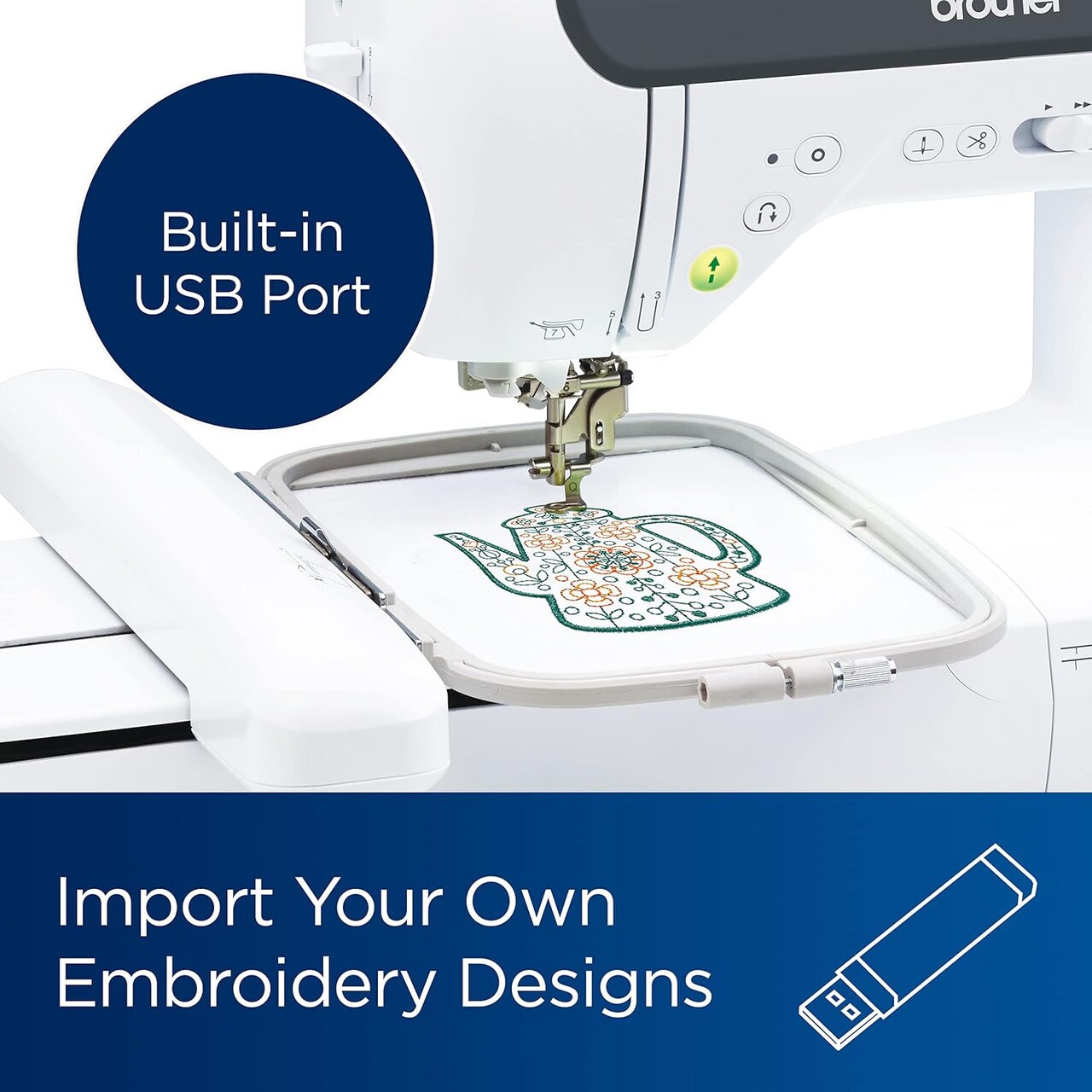 Brother SE2000 Computerized Sewing + Embroidery Machine w/ Built-In WiFi