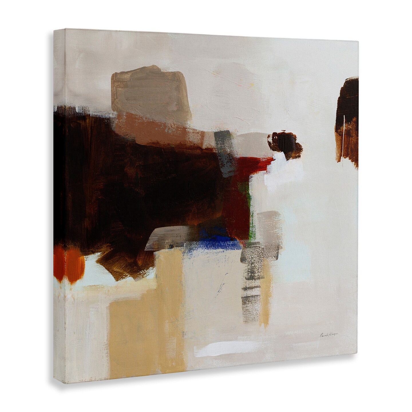 Stupell Industries American Rust Abstraction Canvas Wall Art Design by Pamela Munger