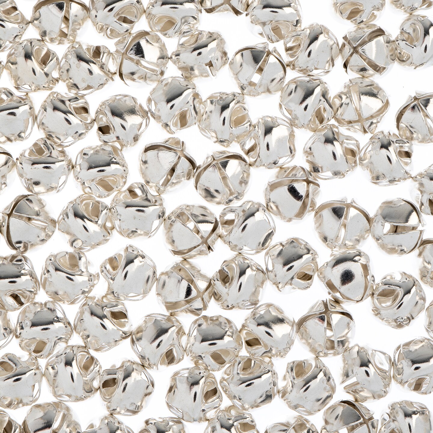 John Bead Silver Christmas Jingle Bells