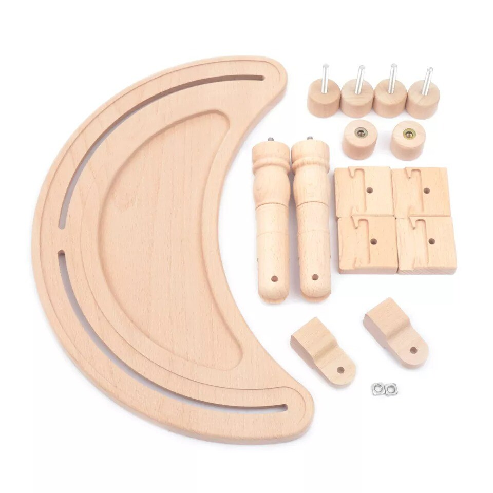 Hand Embroidery Hoops Frame Set Wooden Home DIY Cross Stitch Holder Rack Tools