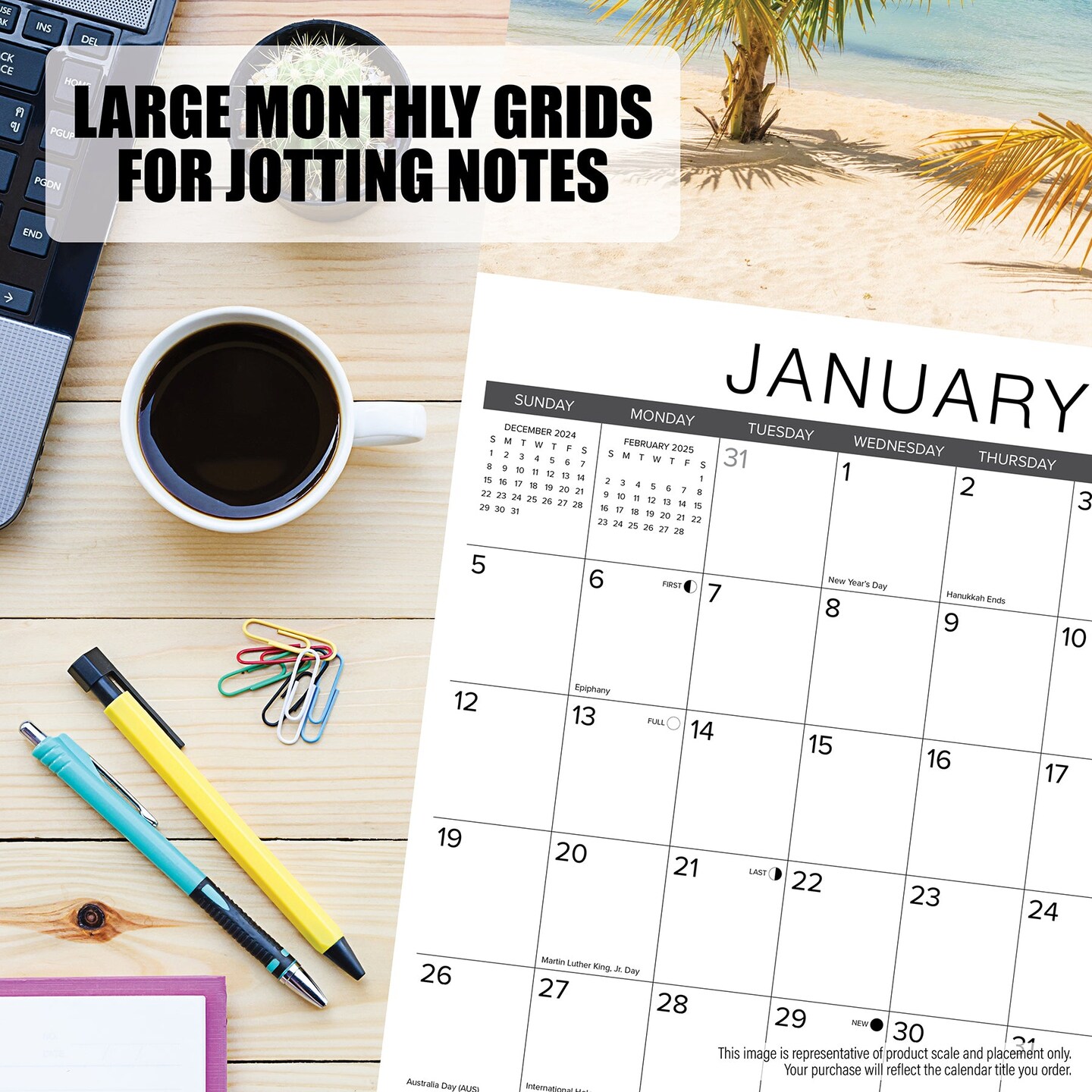 Mom&#x27;s Planner Calendar 2025 Wall Calendar