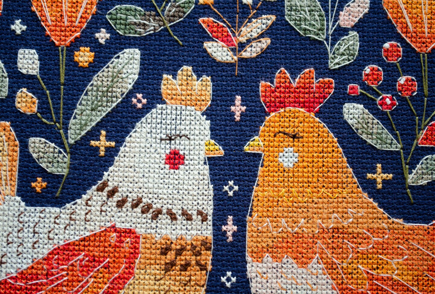 Counted Cross-stitch kit - Best hen friends