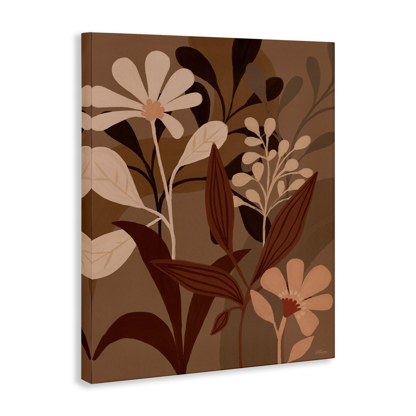 Stupell Industries Muted Boho Botanicals Canvas Wall Art Design by Dogwood Portfolio