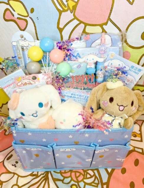 Personalized Custom Gift Basket Hello Kitty Cinnamoroll Kuromi Melody Pochacco Birthday Christmas Valentine Graduation Any Occasion