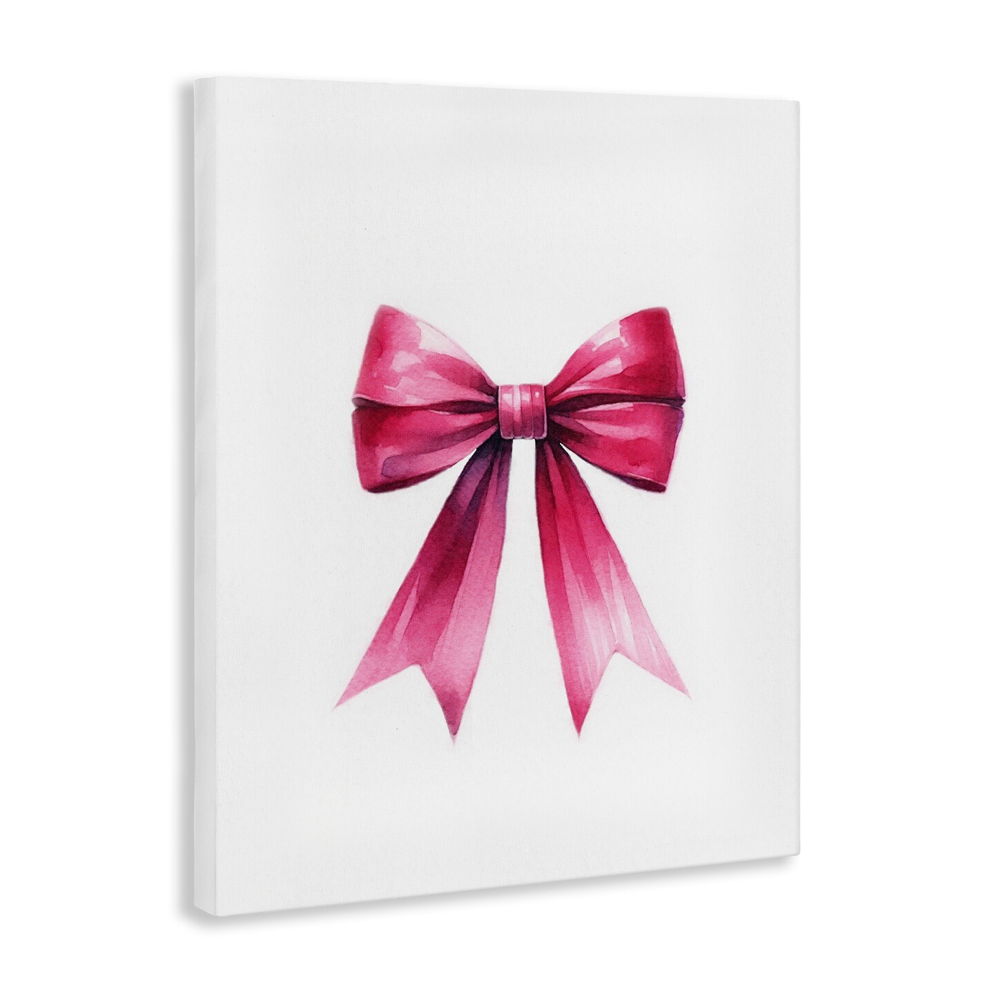 Stupell Industries Dark Magenta Ribbon Canvas Wall Art Design by Amanda Greenwood