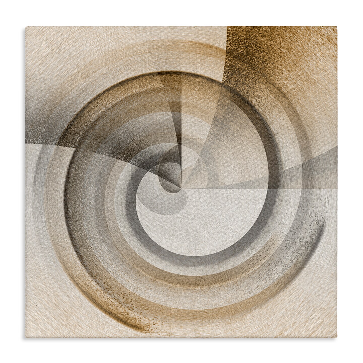 Stupell Industries Spinning Centric Circle Canvas Wall Art Design by Noah Bay