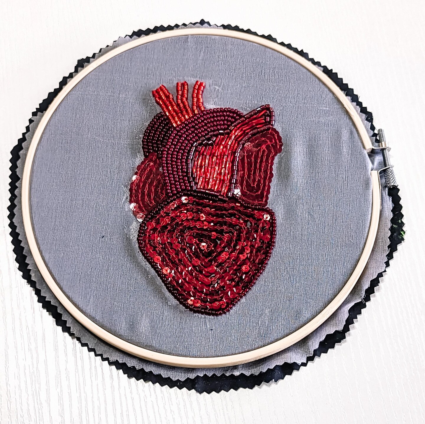 Anatomical Heart Embroidery Kits DIY Tambour Luneville OR Beading  Embroidery Kit MakerPlace by Michaels