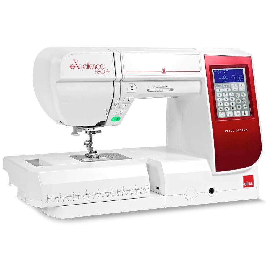 Elna eXcellence 680 PLUS Anniversary Edition Sewing and Quilting Machine