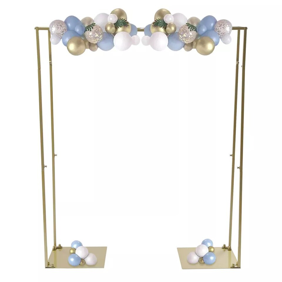 For Wedding Brithday Party Decor 1.2m Metal Flower Stand Gold Metal Wedding Arch