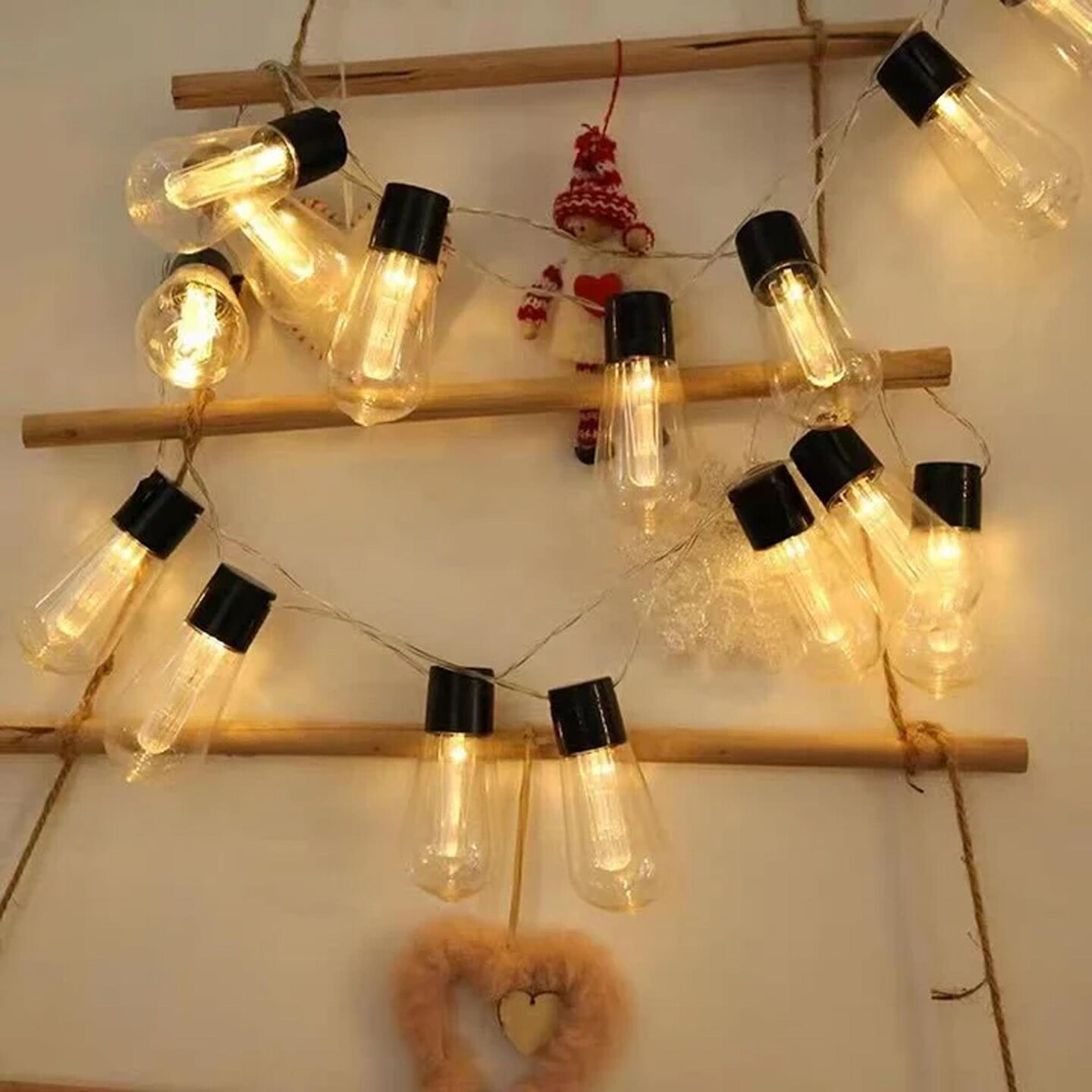 10 LED Outdoor String Lights Warm White