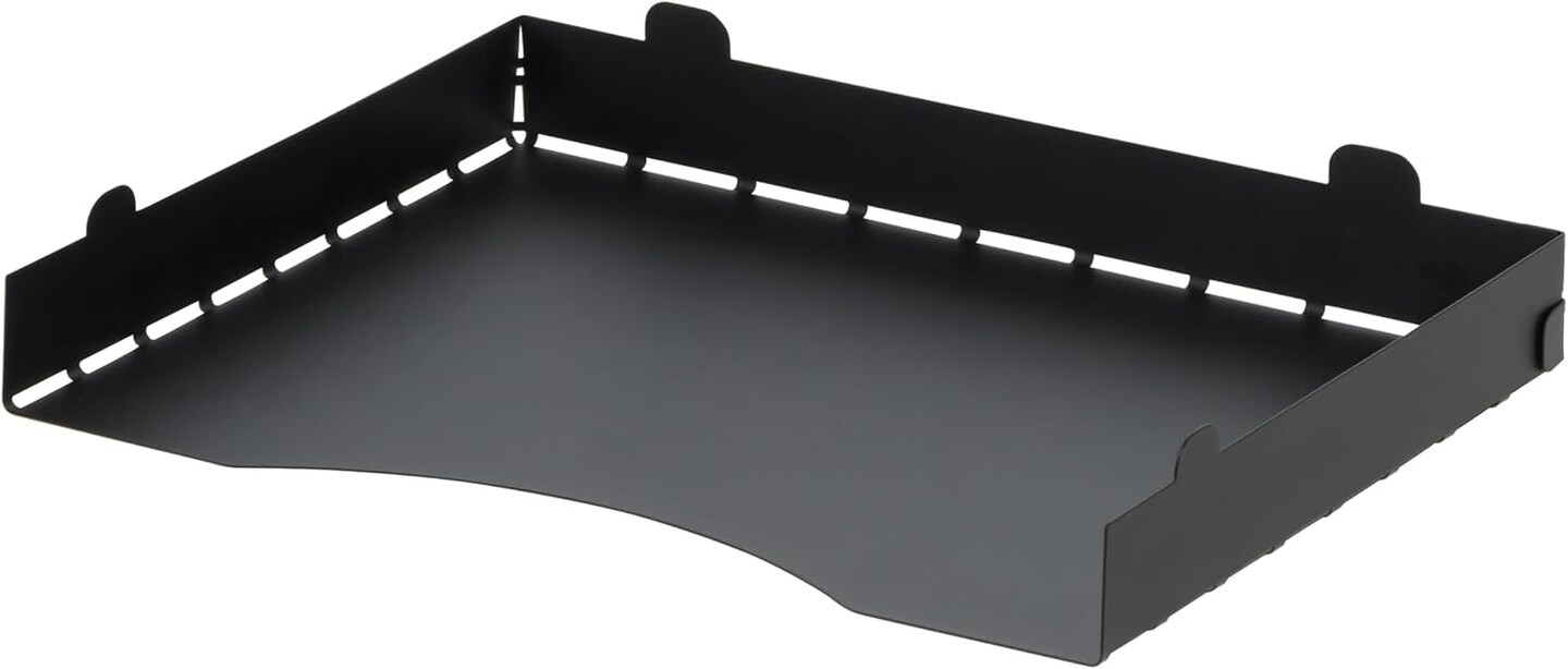 IRIS USA Metal Stackable Letter Tray Paper Organizer, Black - 4Pack