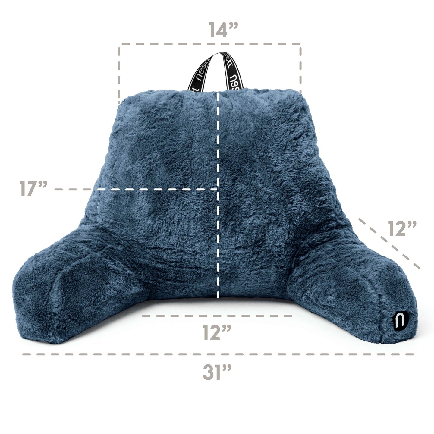 Nestl Fur Reading Pillow